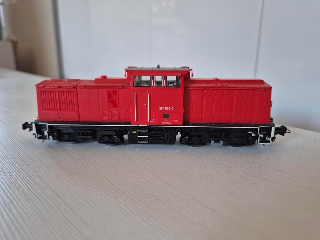 Mooie Roco H0 DB dieselloc BR204, Hobby en Vrije tijd, Modeltreinen | H0, Gebruikt, Ophalen of Verzenden, Roco, Analoog