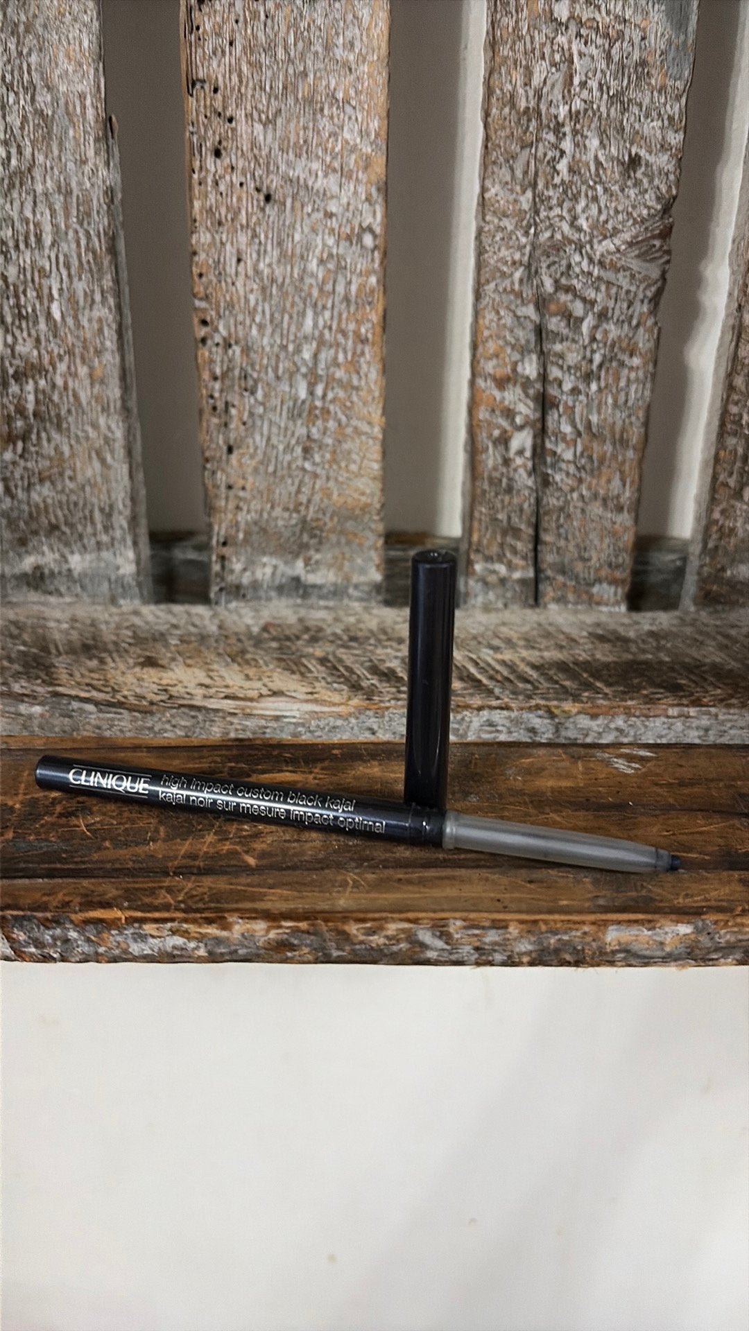 Clinique High Impact custom Kajal Blackened Blue, Ophalen of Verzenden, Zo goed als nieuw, Blauw, Ogen