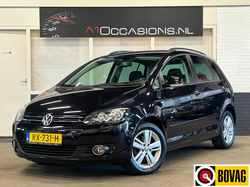 Volkswagen Golf Plus 1.4 TSI Highline + AUTOMAAT (bj 2012), Auto's, Euro 5, Gebruikt, Zwart, Leder en Stof