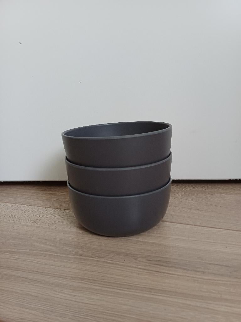 Royal VKB schaaltjes, diameter 15cm, grijs, 3x, Huis en Inrichting, Keuken | Servies, Ophalen, Overige materialen, Effen, Schaal of Schalen