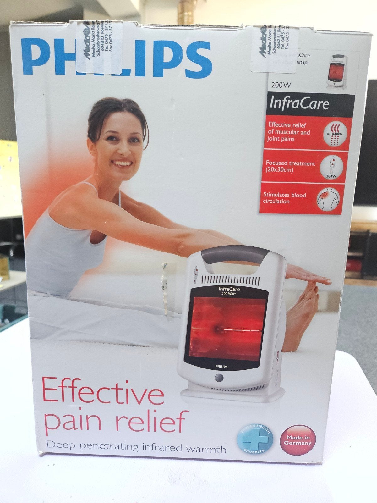Philips HP3621 InfraCare-infraroodlamp, Ophalen, Zo goed als nieuw, Overige typen