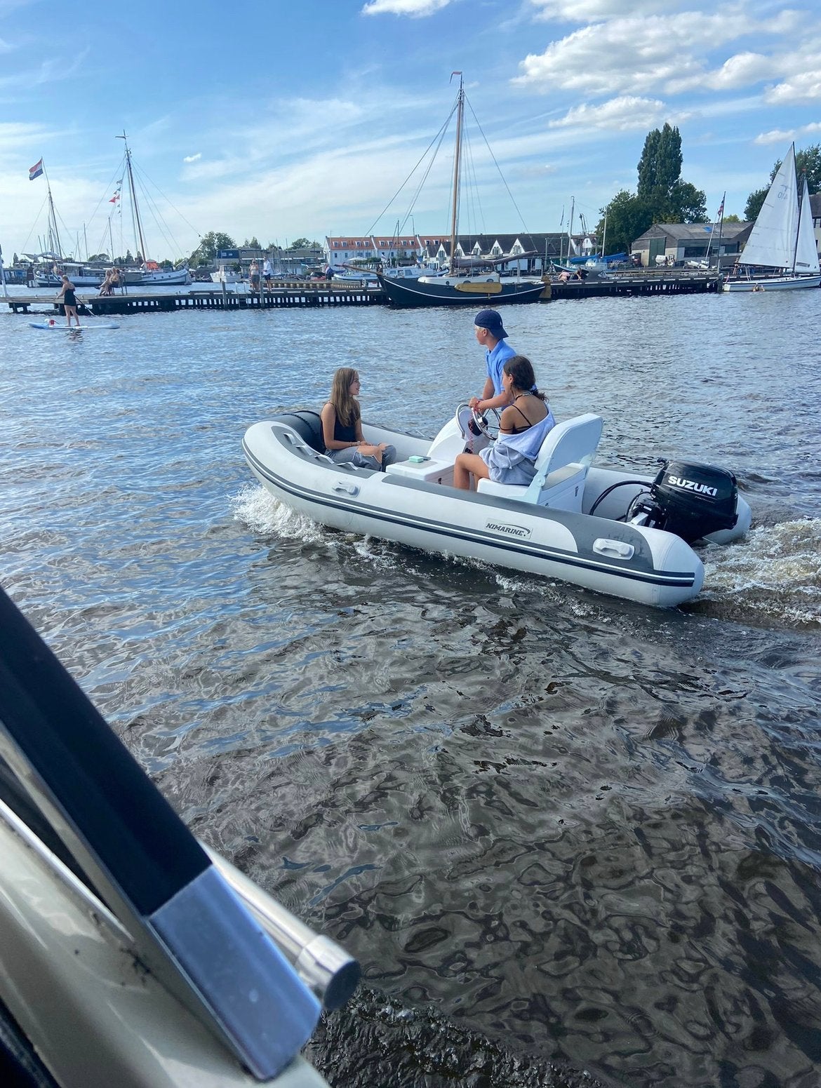 Nimarine 360 rib met stuurconsole en buitenboordmotor, Inclusief motor, 10 pk, Zo goed als nieuw, Nimarine