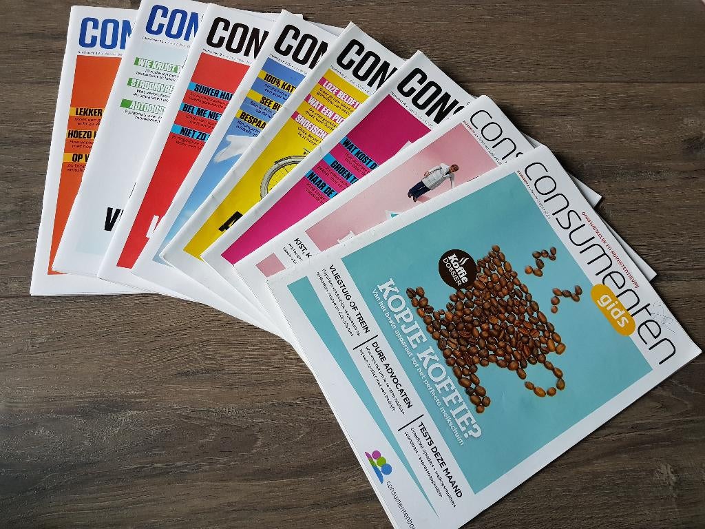 Tijdschriften : Consumentengids -- jaar 2019 -- 8 stuks, Ophalen of Verzenden, Zo goed als nieuw, Overige typen