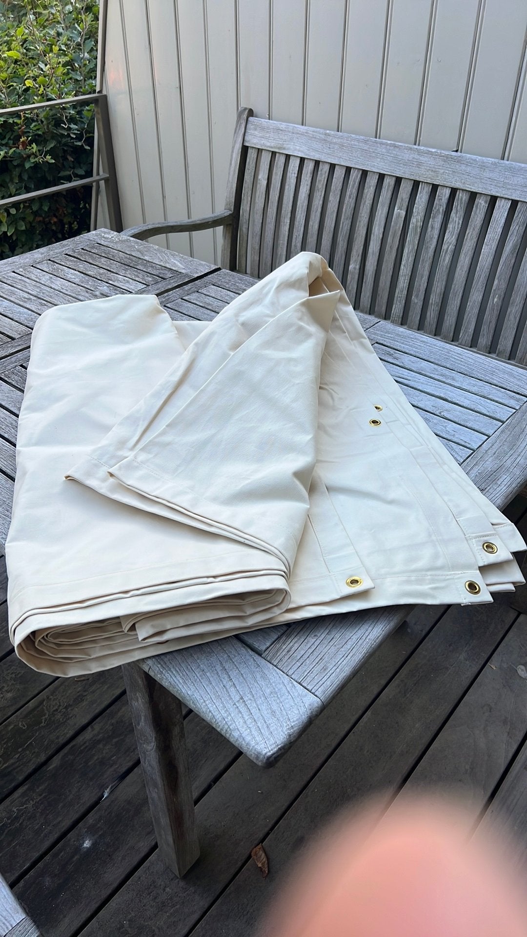 Zeildoek circa 9x1,5 meter., Ophalen, Nieuw, Overige typen, Minder dan 15 m²