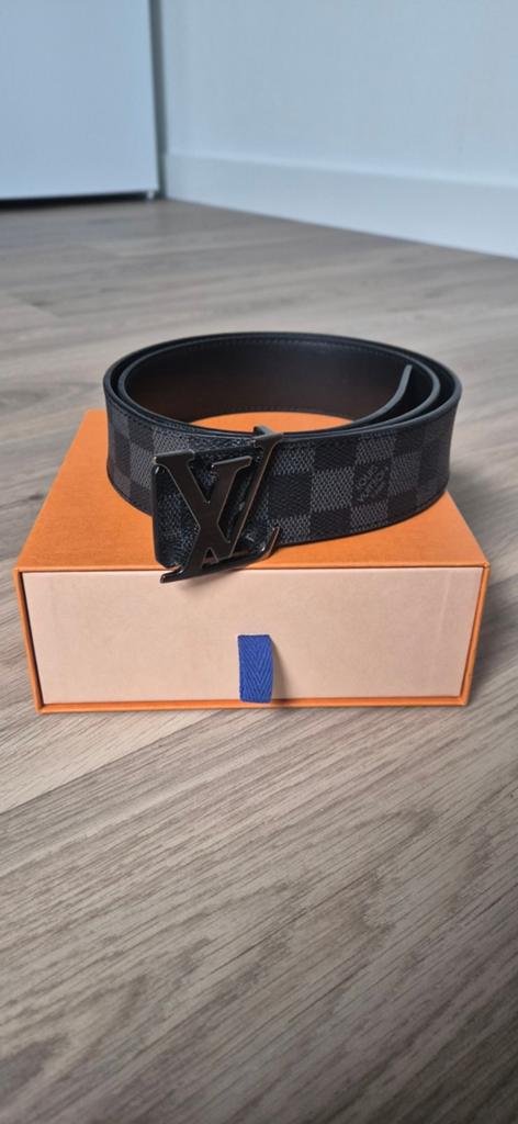 Louis Vuitton riem heren 90cm, Ophalen of Verzenden, Zo goed als nieuw, Zwart