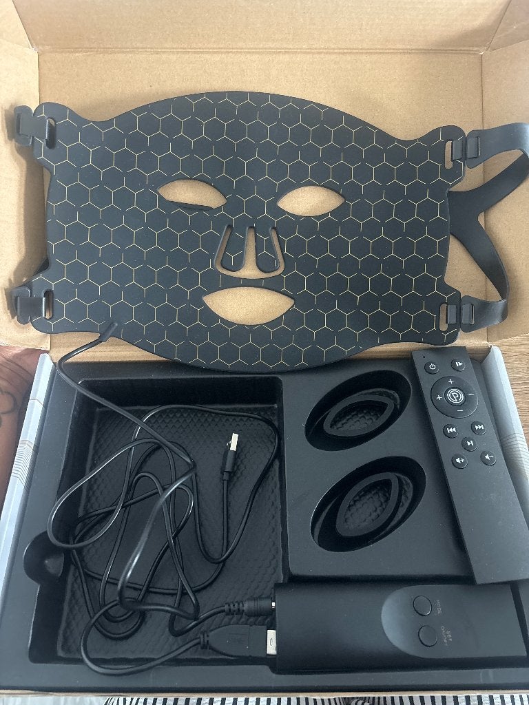 LED Gezichtsmasker - Huidverjonging en Therapie, Ophalen of Verzenden, Zo goed als nieuw, Gehele gezicht, Verzorging