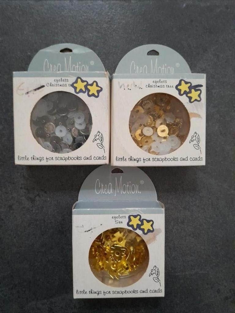 Eyelets Kerst ~ ster Kerstboom ~ scrapbooking hobby, Hobby en Vrije tijd, Scrapbooking, Ophalen of Verzenden, Nieuw
