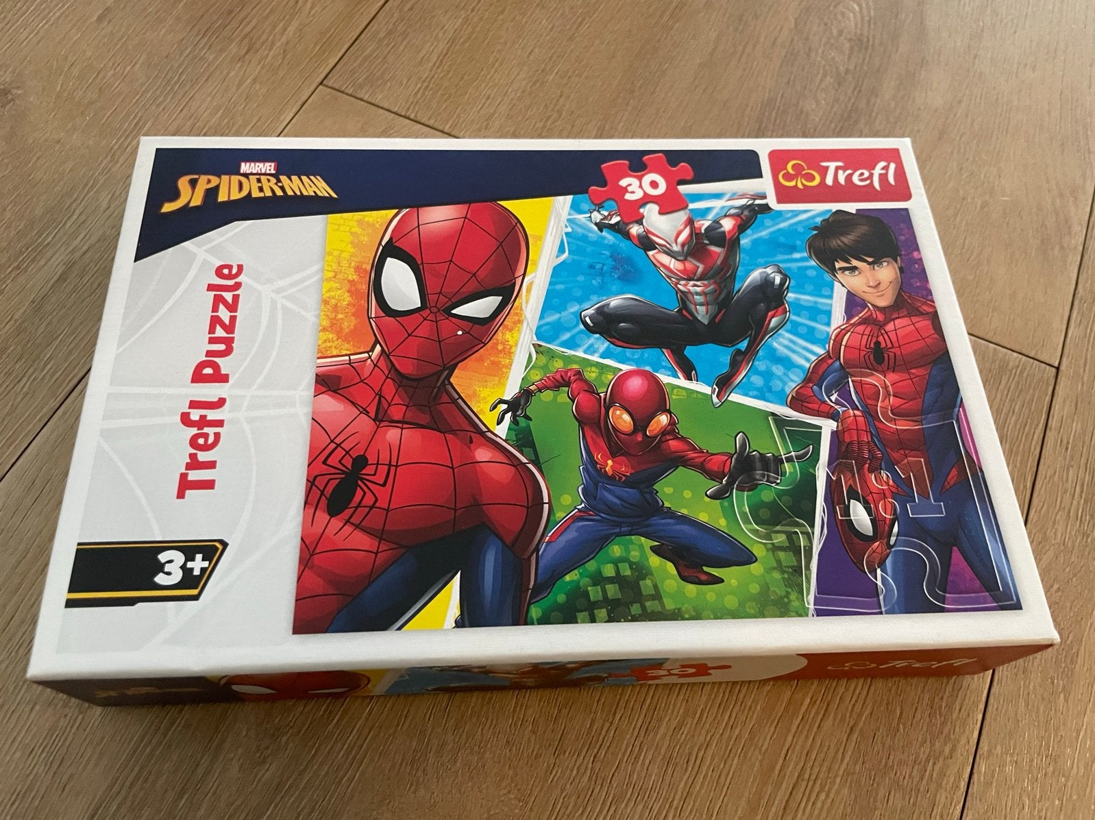 Spiderman Trefl Puzzle 30 stukjes - Zo goed als nieuw, Ophalen, 10 tot 50 stukjes, Zo goed als nieuw, 2 tot 4 jaar