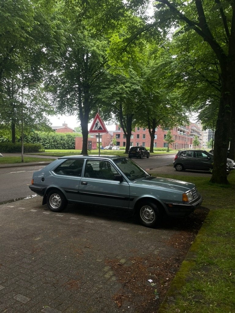 Volvo 340 GL Special 1989 | Variomatic | APK tot 2028, Auto's, Automaat, Stof, Blauw, Grijs