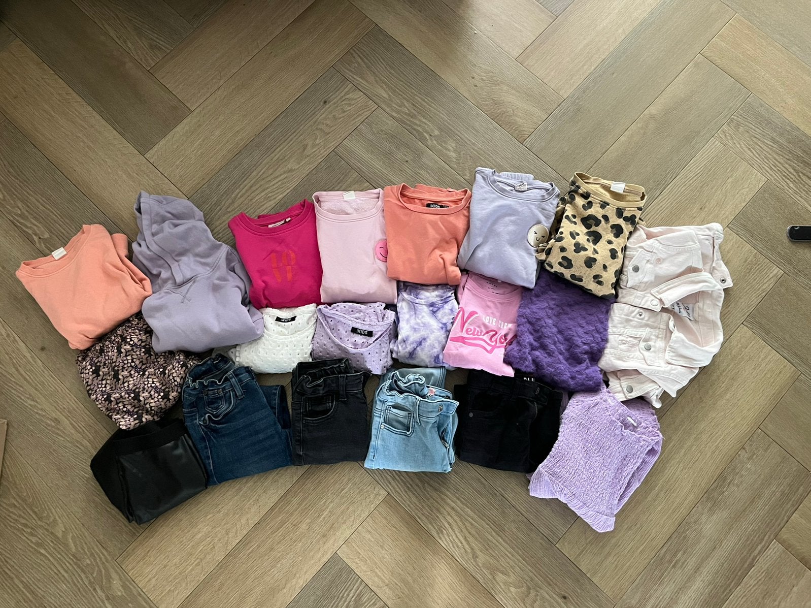 Groot kleding pakket meisjes maat 122/128, Ophalen of Verzenden, Gebruikt, Maat 128