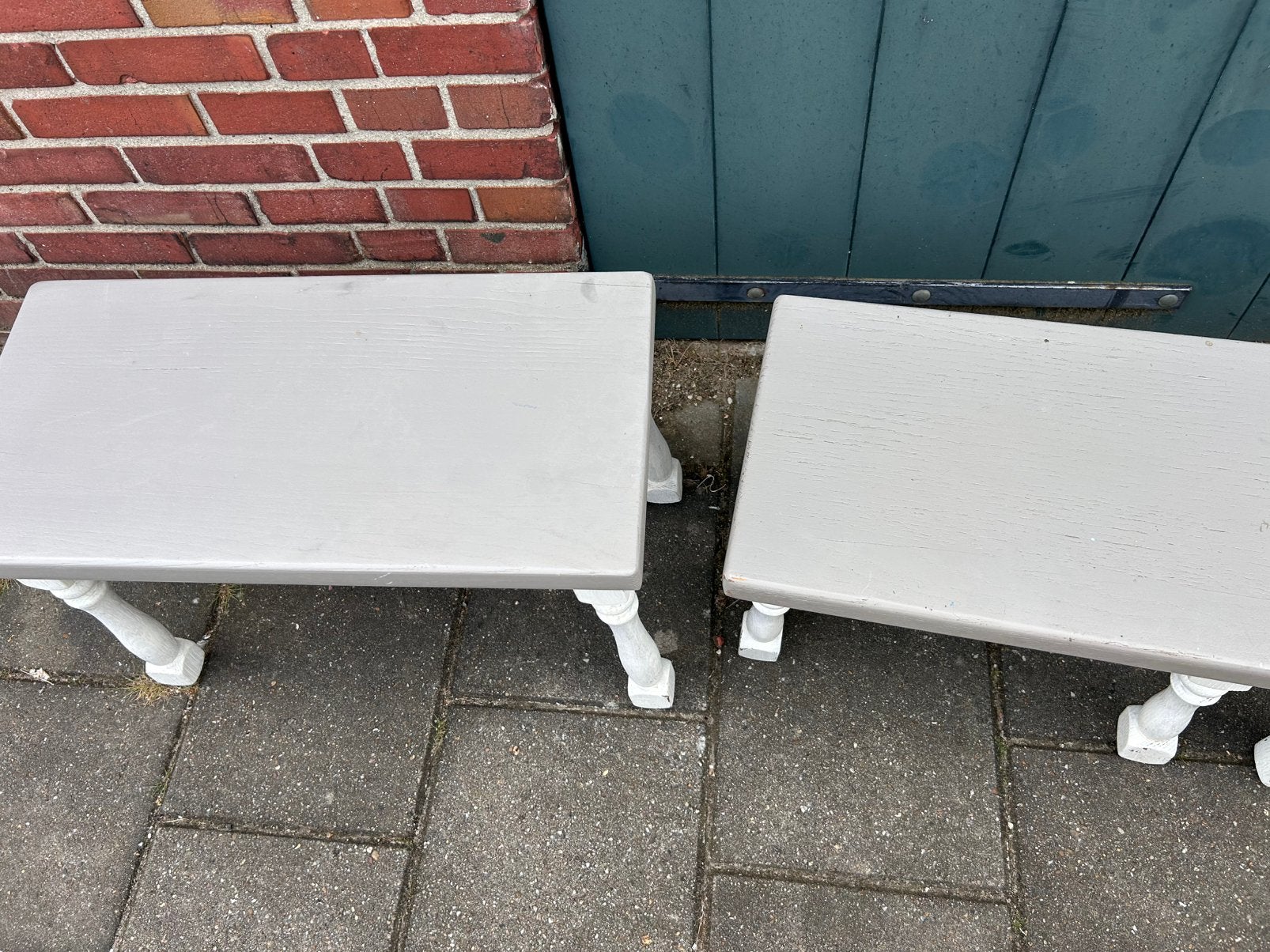 Landelijk bij zettafel/krukje, Antiek en Kunst, Ophalen