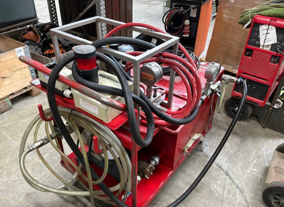 Hydrauliek test unit, Ophalen, Gebruikt