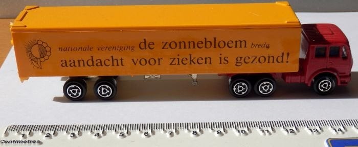 Truck met oplegger Mercedes (Majorette), Ophalen of Verzenden, Nieuw, Auto