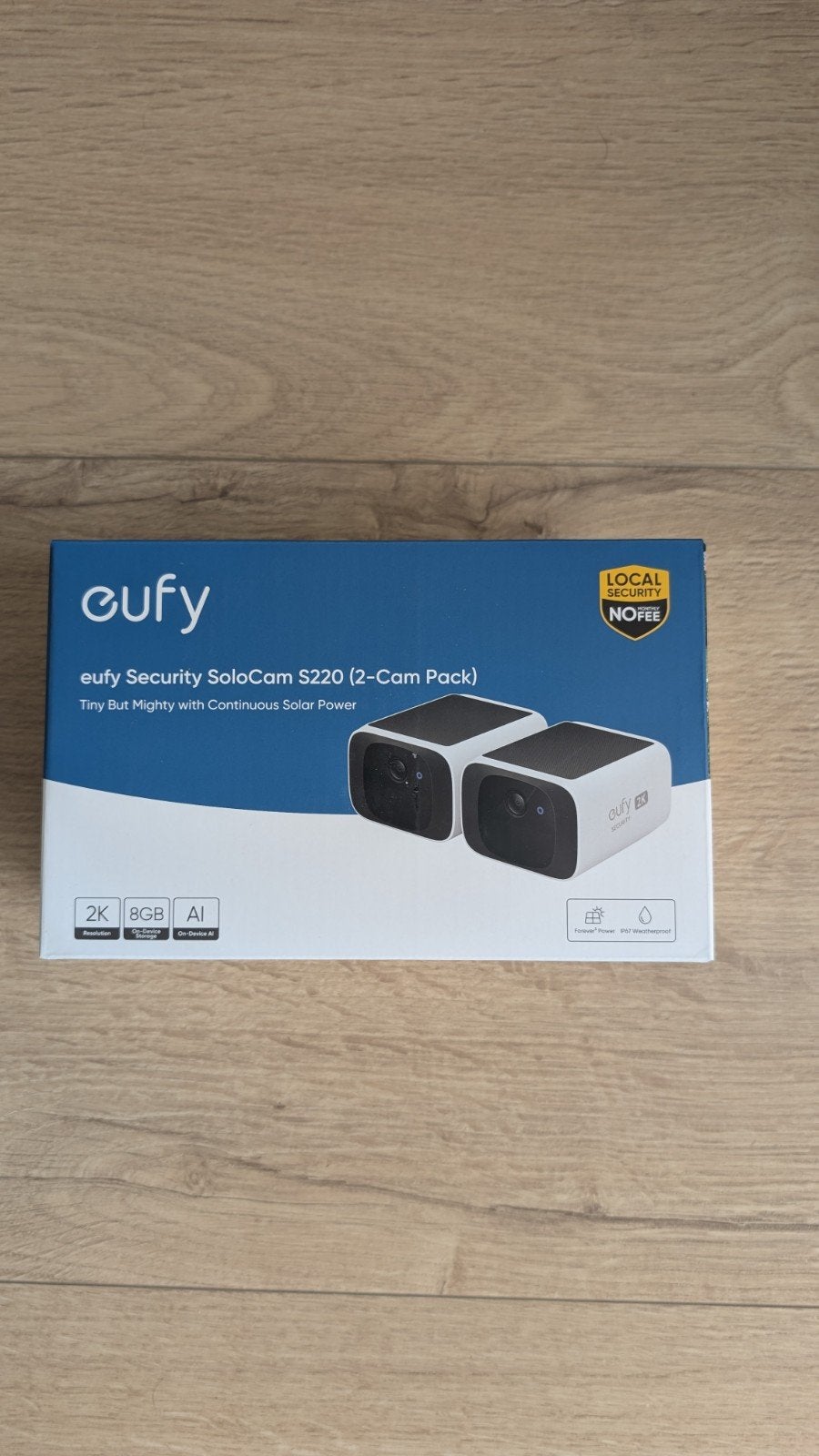 eufy soloCam S220 (2 cam pack) nieuw, Ophalen of Verzenden, Nieuw