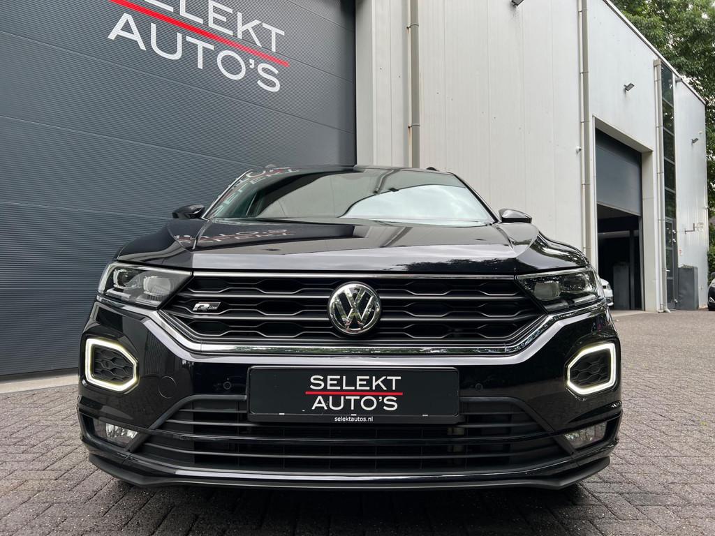 Volkswagen T-Roc 2.0 TSI 4-Motion 3x R-Line DSG Virtual/Pano, Automaat, Gebruikt, 1984 cc, Leder en Stof