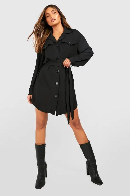 Blouse jurk Poools, Ophalen of Verzenden, Zo goed als nieuw, Maat 38/40 (M), Zwart