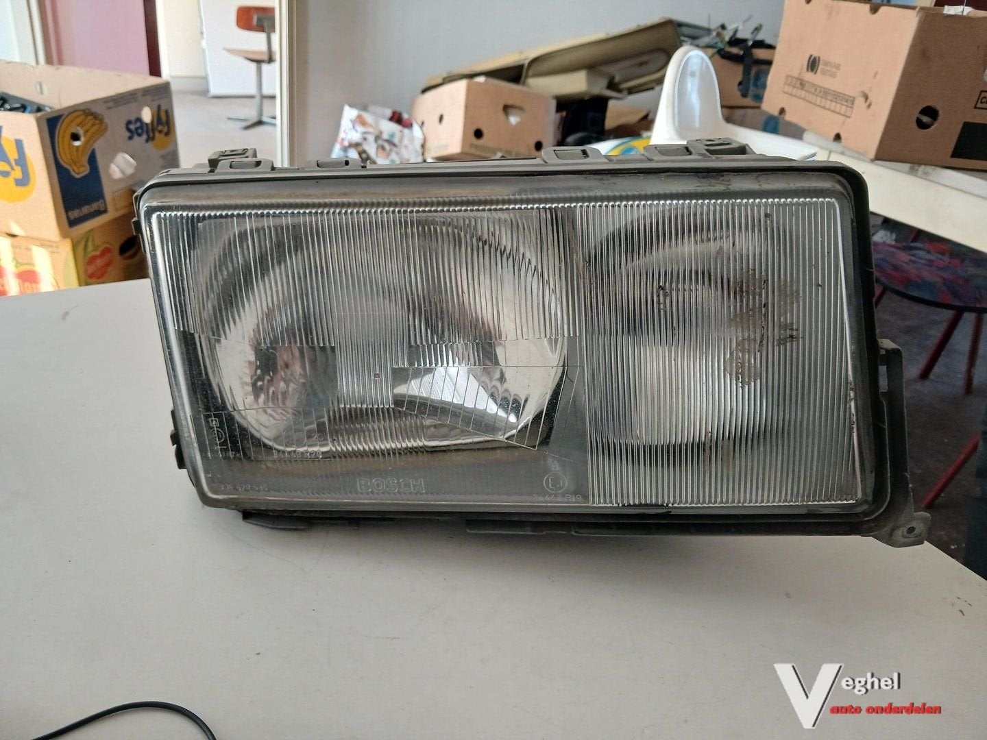 MB W201 2.5TD sedan Koplamp RV Bosch '92, Auto-onderdelen, Gebruikt, -, -, Ophalen of Verzenden