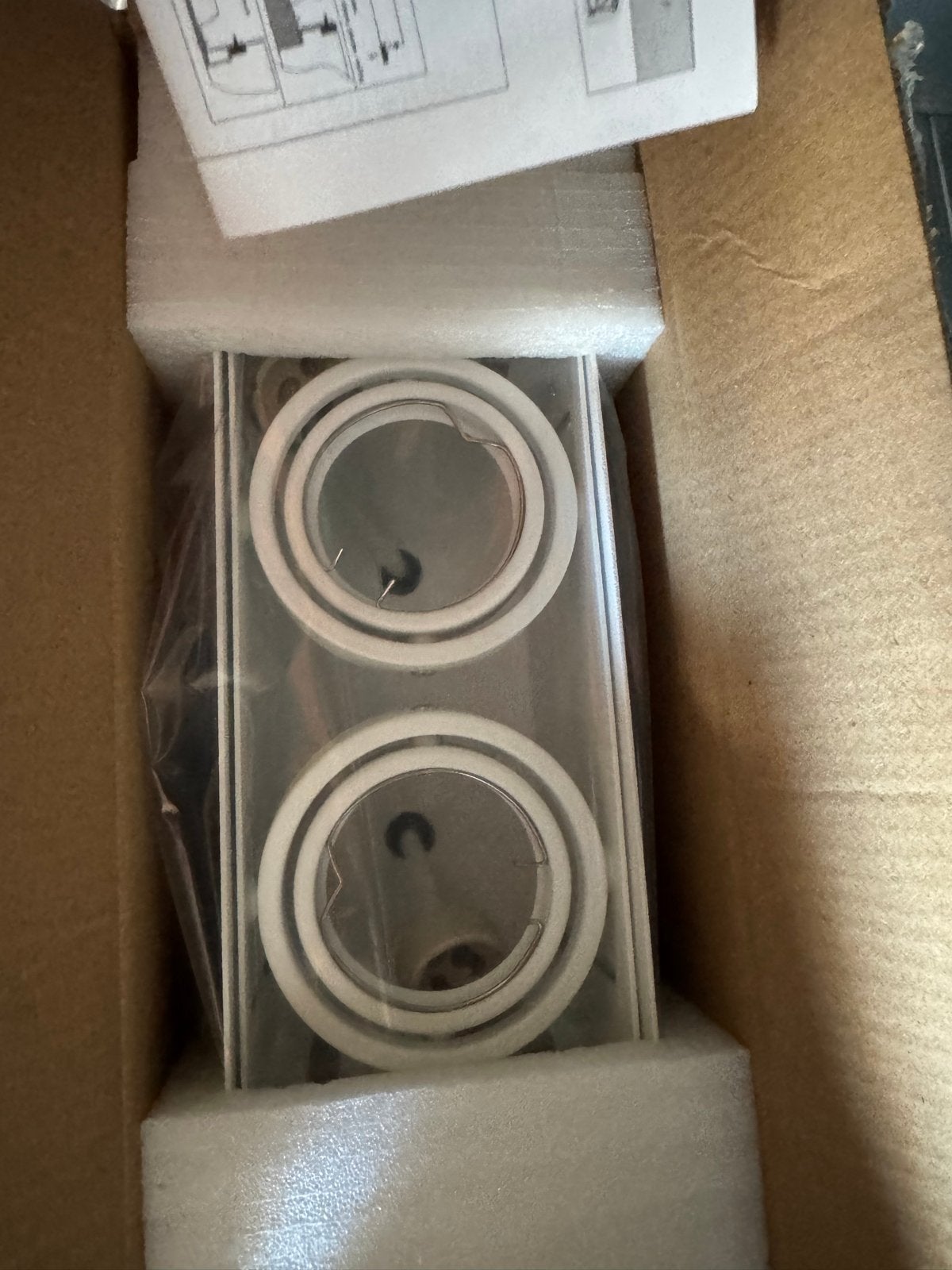 Qazqa Oneon Trimless 50 DL 2 Witte Inbouwspot, Nieuw, Ophalen of Verzenden, Geschikt voor plafondmontage, Qazqa