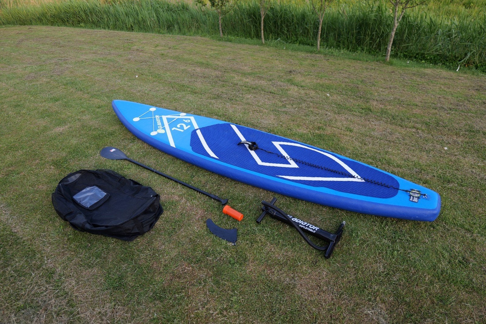 Gladiator 12.6 touring SUP paddleboard, Watersport en Boten, Suppen, Ophalen of Verzenden, Zo goed als nieuw, SUP-boards