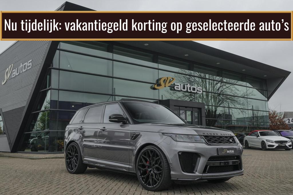 Land Rover Range Rover Sport P575 SVR 575pk Panoramadak *BTW, Automaat, Parkeerassistent, Leder, Bedrijf