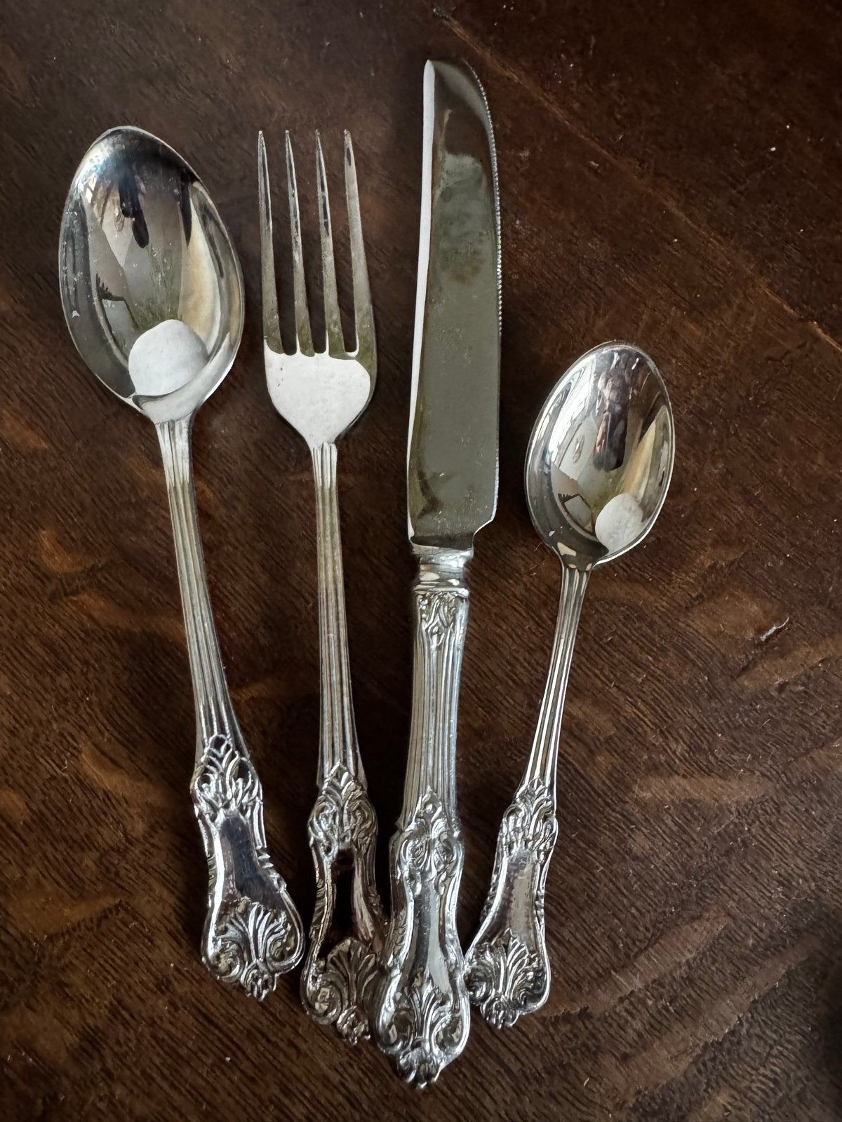 24 delige Vintage Bestekset - Barok/Rococo Stijl, Antiek en Kunst, Ophalen of Verzenden