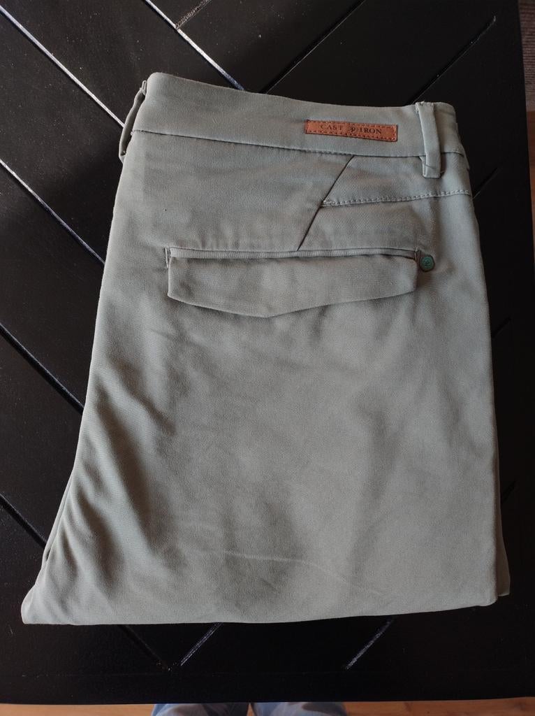 Cast Iron Riser Chino slim fit Nieuw heren 34/34 M L kaki, Ophalen of Verzenden, Nieuw, Groen, Cast Iron