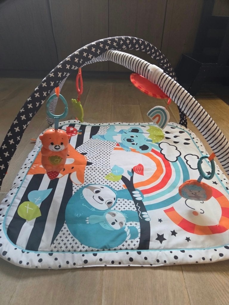 Baby gym kleurrijk van Fisher Price, leuk baby speelkleed, Kinderen en Baby's, Ophalen of Verzenden, Zo goed als nieuw