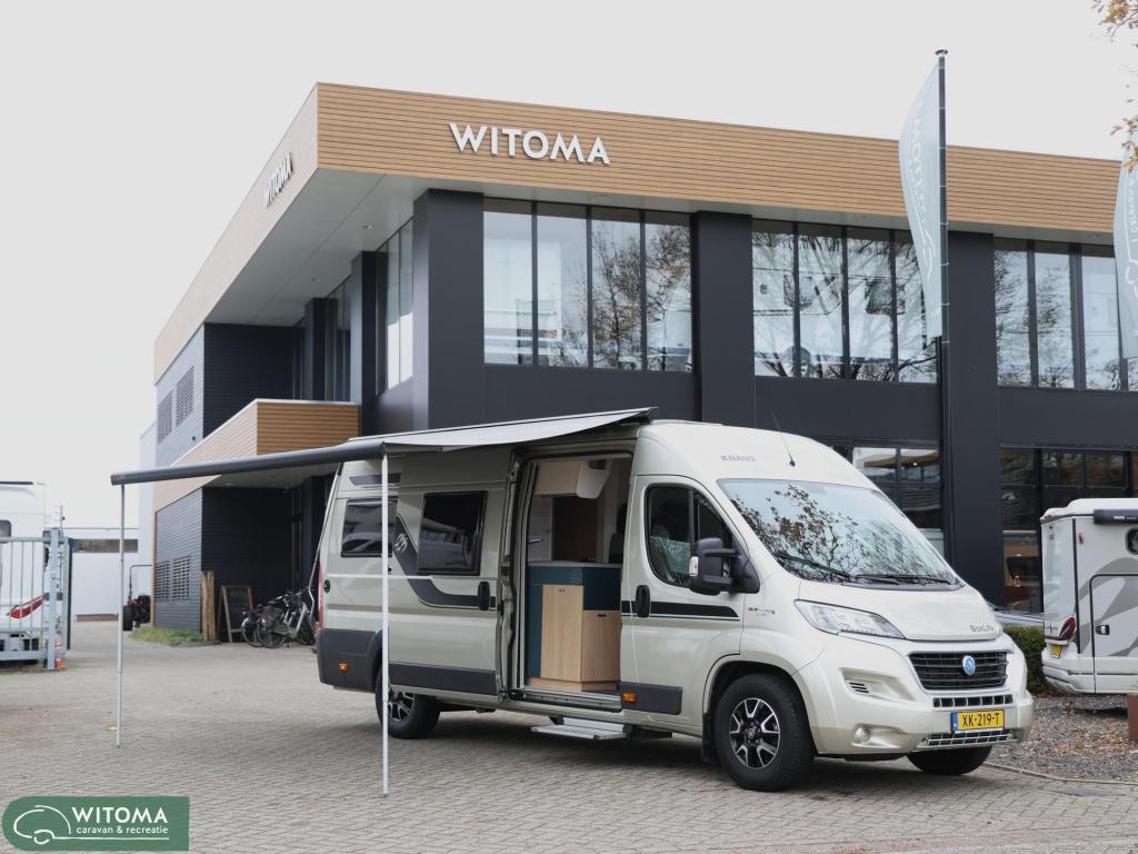 Knaus Boxlife 630 ME Euro 6 WEINIG KM !, Caravans en Kamperen, Campers, Luifel, Ringverwarming, Tot en met 2, Koelkast