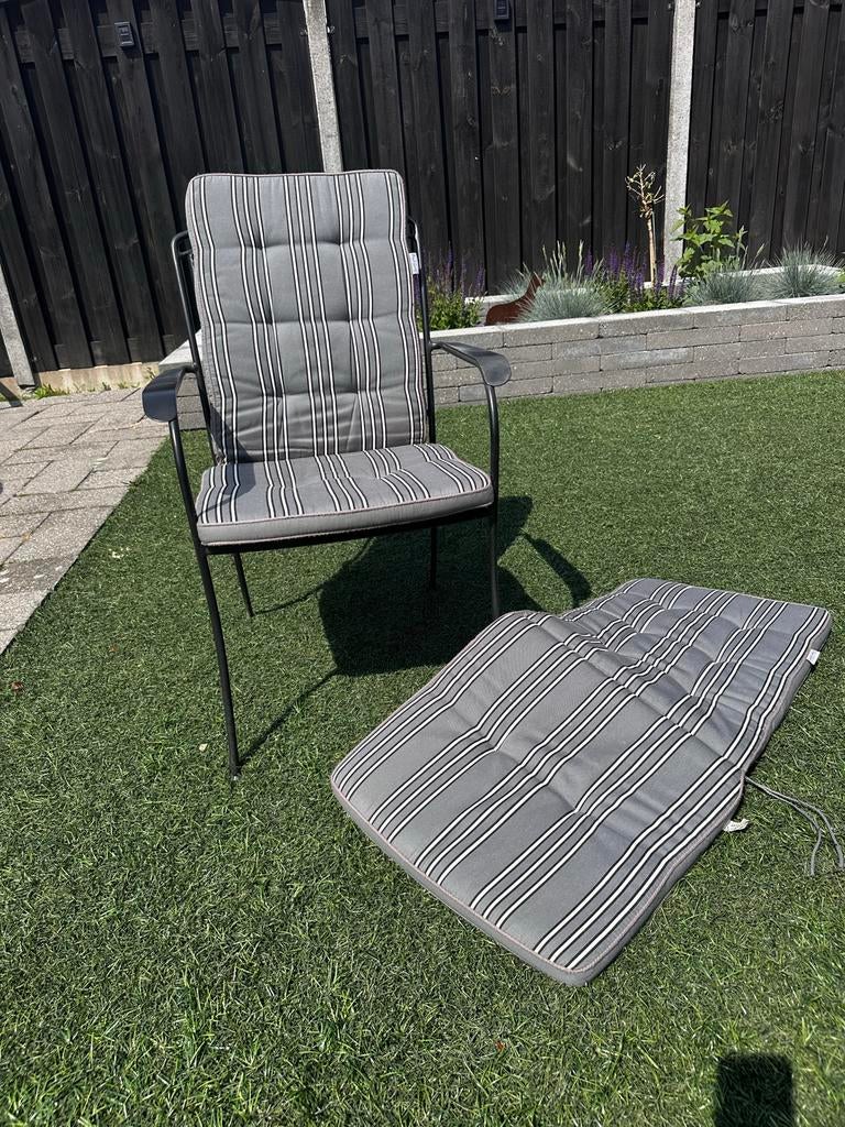 2x Royal Garden tuinstoelkussens met touwtjes, Tuin en Terras, Tuinstoelen, Ophalen of Verzenden, Zo goed als nieuw