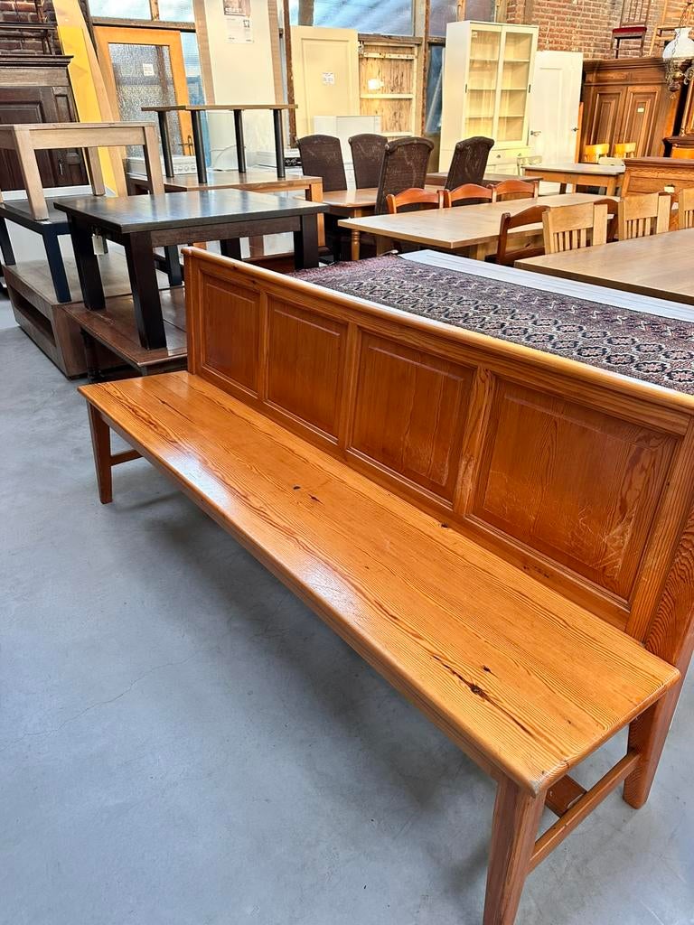 Grenen houten bank, Antiek en Kunst, Ophalen