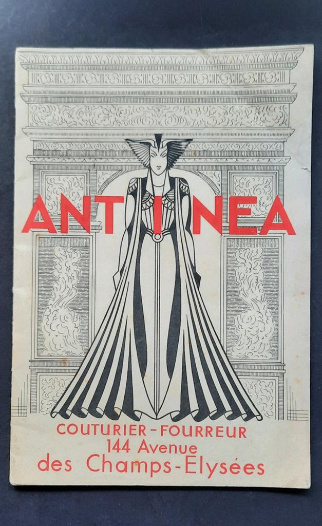 Art Deco mode brochure/folder  uit de jaren 1920 / 1930, Boeken, Ophalen of Verzenden