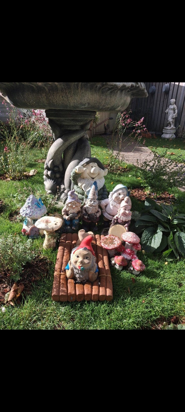 Leuke tuinkabouters en paddenstoelen voor de tuin, Tuin en Terras, Ophalen of Verzenden, Gebruikt, Overige materialen, Tuinkabouter