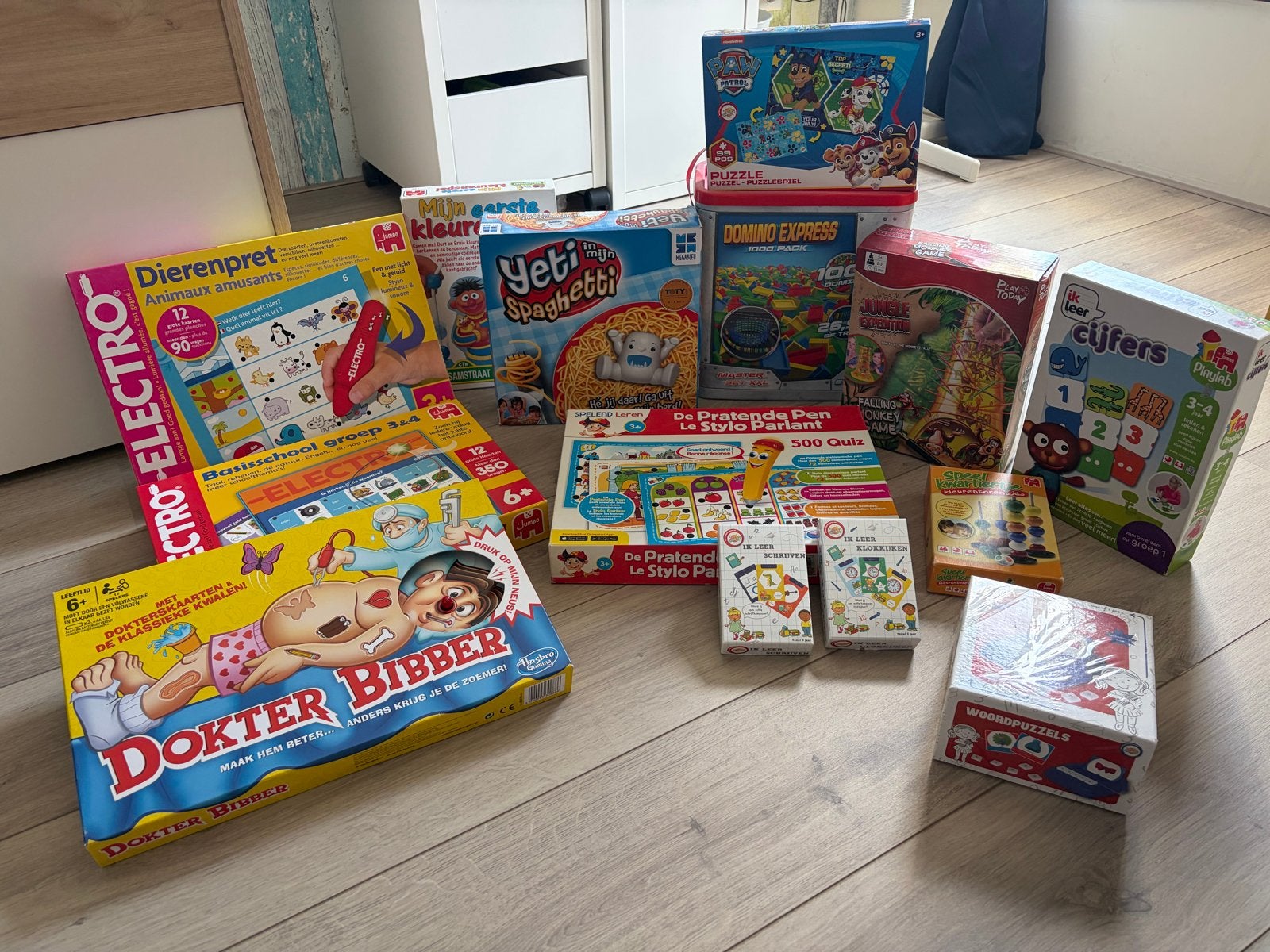 Grote collectie educatieve spellen en puzzels, Ophalen, Gebruikt, Knutselen, Met geluid