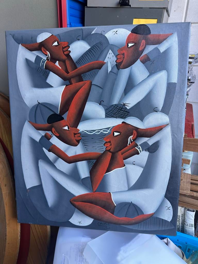 Modern schilderij van Laurent Casimir, Antiek en Kunst, Ophalen of Verzenden
