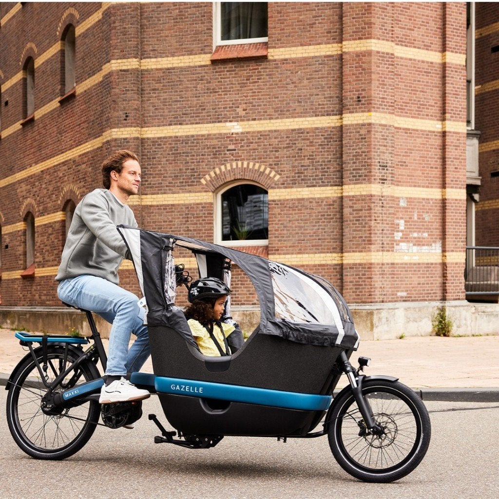 Gazelle Makki Load - Virtually New, Fietsen en Brommers, Ophalen, 3 kinderen, Huif, Zo goed als nieuw
