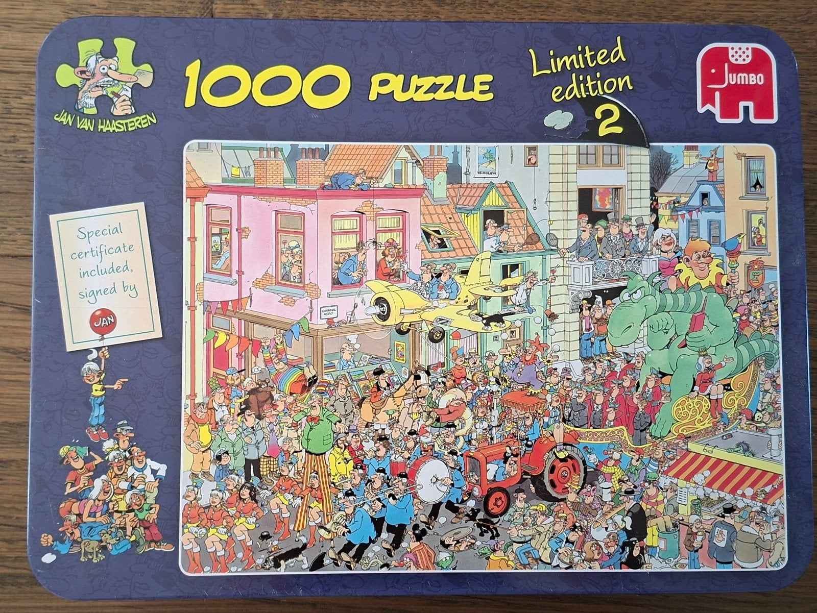 J v Haasteren 1000 stukjes, Hobby en Vrije tijd, Denksport en Puzzels, Ophalen, 500 t/m 1500 stukjes, Zo goed als nieuw