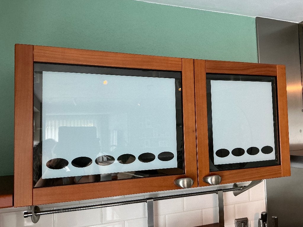 SNAIDERO | Keukenkastjes - 105cm - kersenhout, Ophalen, Gebruikt, Bruin, 50 tot 100 cm