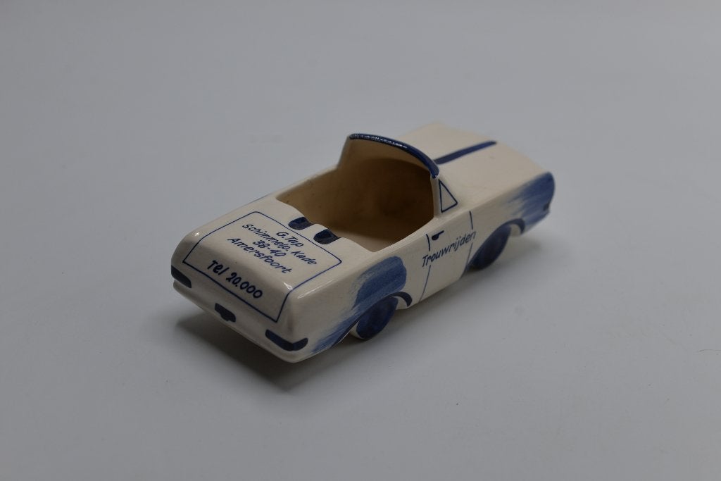 Asbak Opel trouwtijden G.Tap Amersfoort delfts blauw, Verzamelen, Ophalen of Verzenden, Gebruikt, Auto's