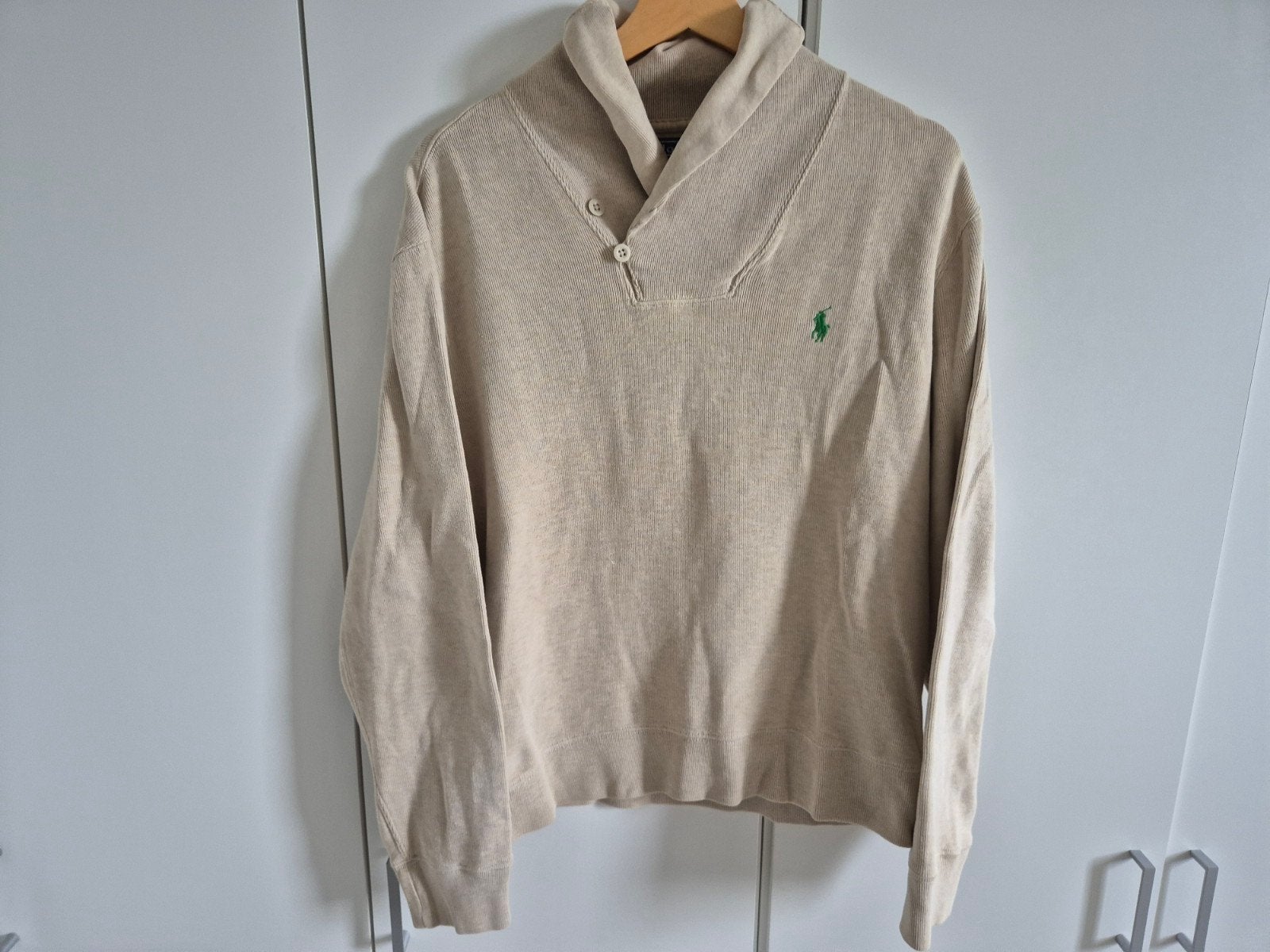 Ralph Lauren trui, Maat 48/50 (M), Beige, Ophalen of Verzenden, Polo Ralph Lauren