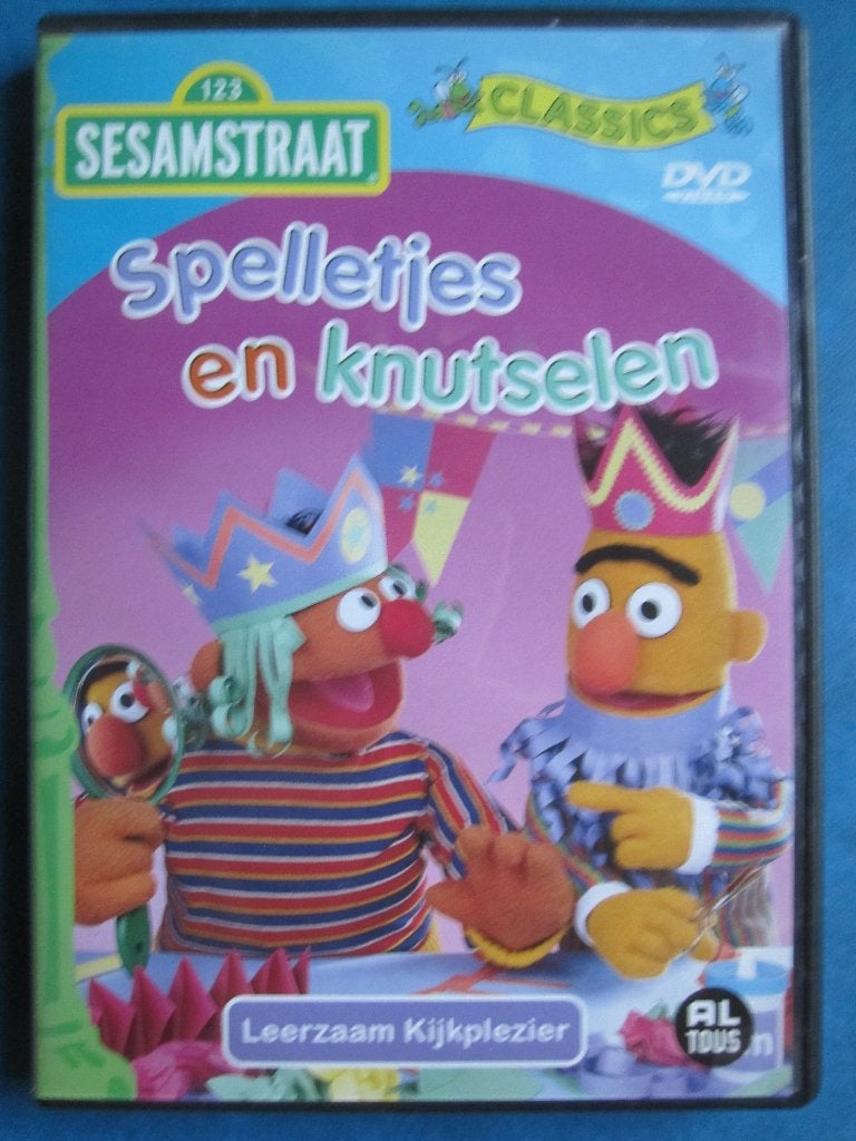 Sesamstraat - Spelletjes en knutselen, Alle leeftijden, Ophalen of Verzenden, Zo goed als nieuw, Educatief
