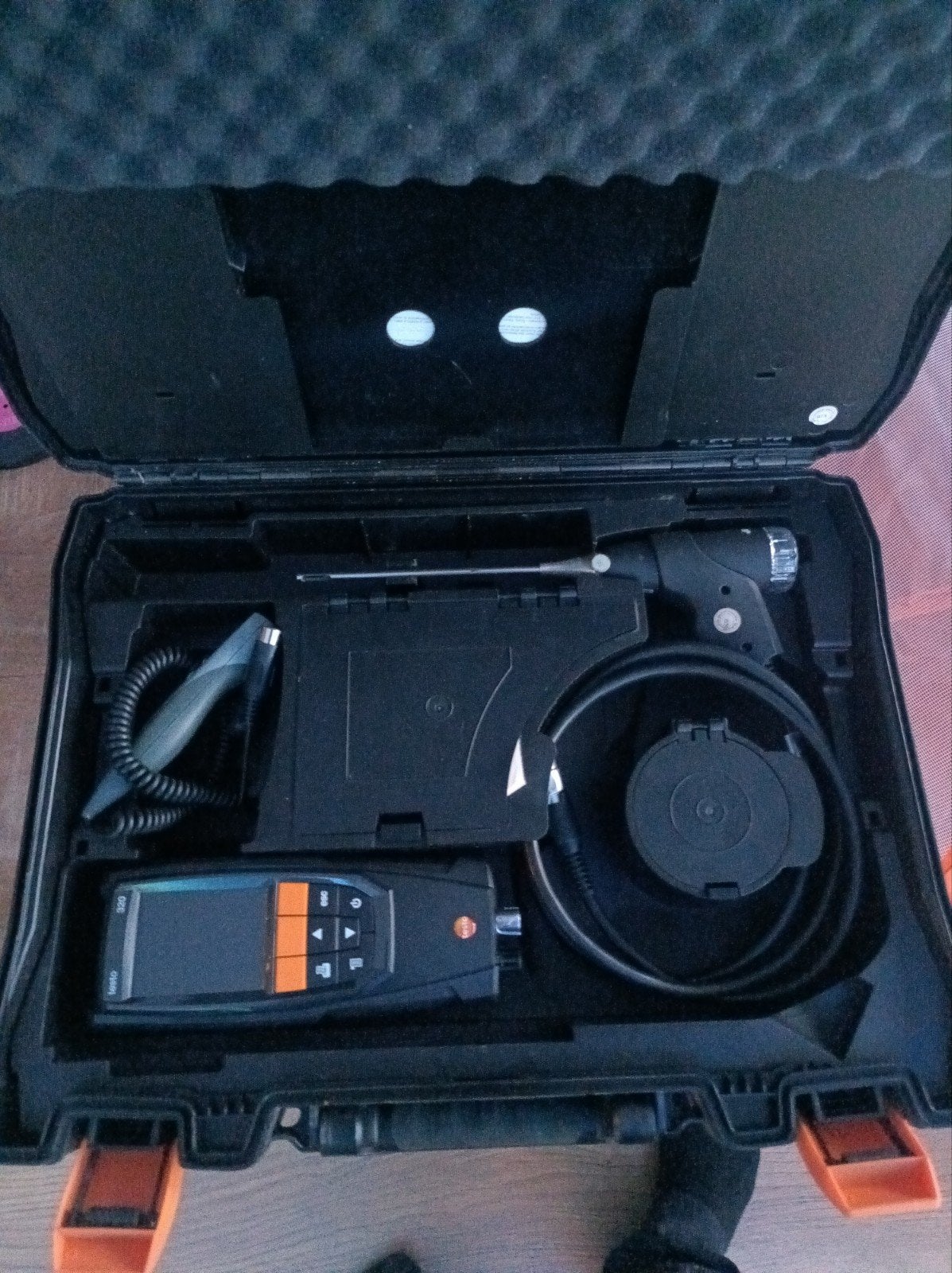 Testo 320 Basic Rookgasanalyseapparaat met kalibratie, Ophalen of Verzenden, Zo goed als nieuw, Overige meters