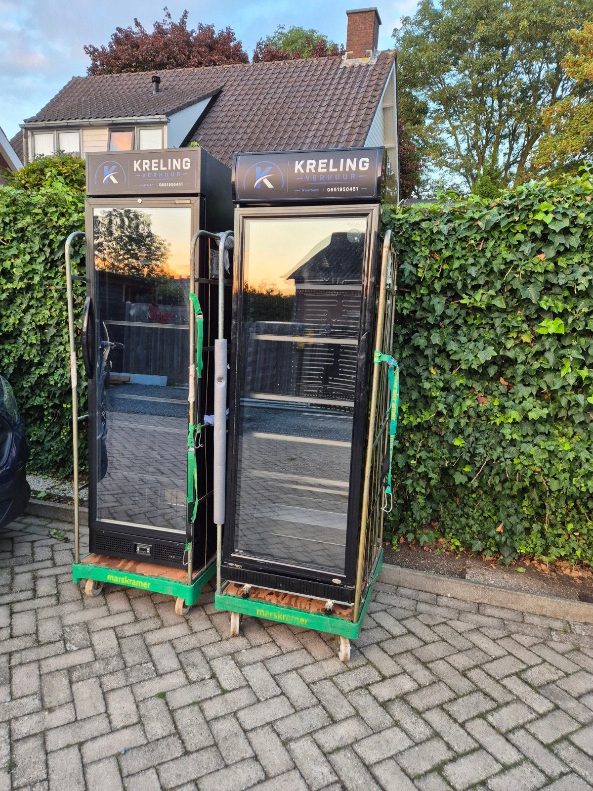 TE HUUR: Bier Koelkast  358L, Witgoed en Apparatuur, Ophalen, 200 liter of meer, 60 cm of meer, 160 cm of meer