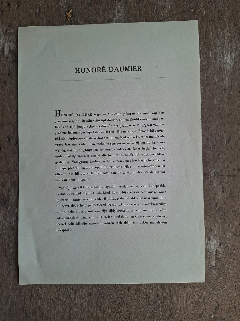 Medische spotprenten Honoré Daumier., Antiek en Kunst, Ophalen of Verzenden