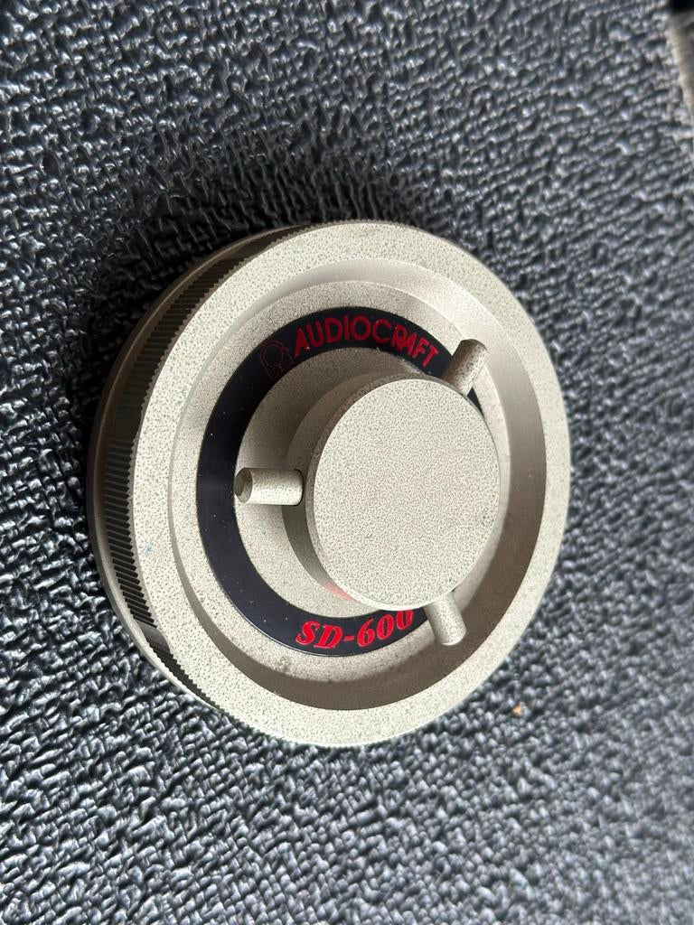 Audiocraft SD-600 platengewicht en klem - Japanse kwaliteit, Ophalen of Verzenden, Gebruikt, Platenspeler-onderdeel, Overige merken