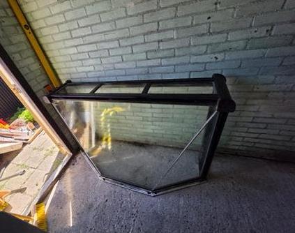 Aluminium deurluifel 155x95 cm, Tuin en Terras, Overkappingen, Ophalen, Gebruikt, Overige typen