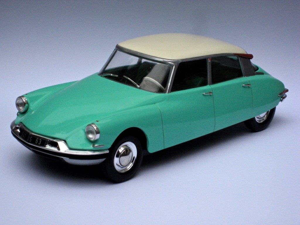 Citroen DS 19 1956 lentegroen Auto Vintage Hachette 1:24, Hobby en Vrije tijd, Modelauto's | 1:24, Ophalen of Verzenden, Nieuw
