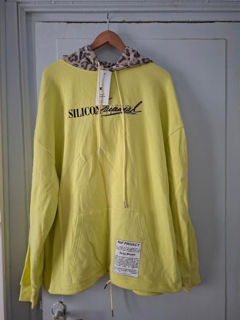 Daily Paper Hoodie Maat M Nieuw met Kaartje, Maat 38/40 (M), Verzenden, Geel, Daily Paper