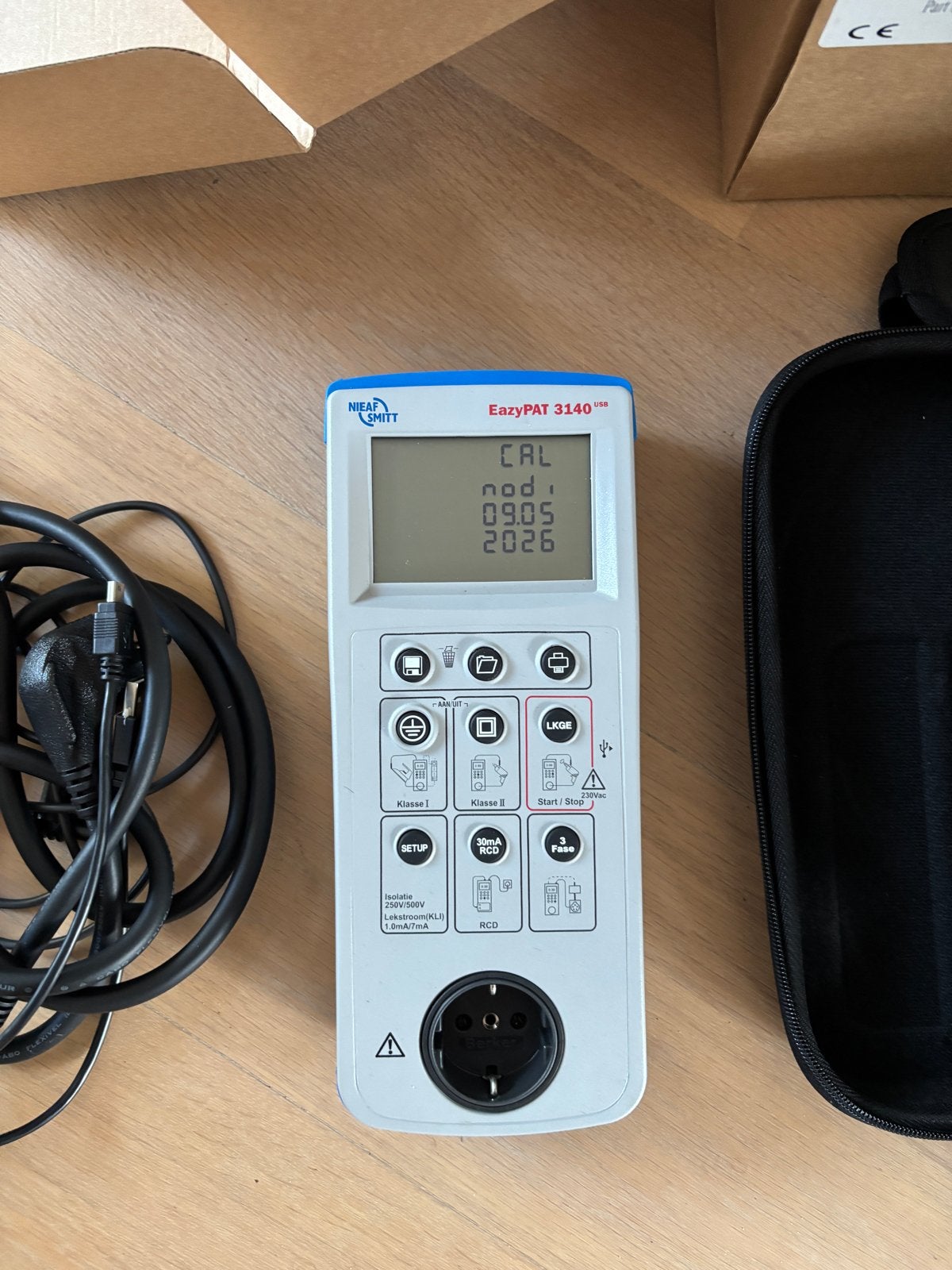 Eazypat Nen3140 Apparatentester - Nieuwstaat met kalibratie, Ophalen of Verzenden, Zo goed als nieuw