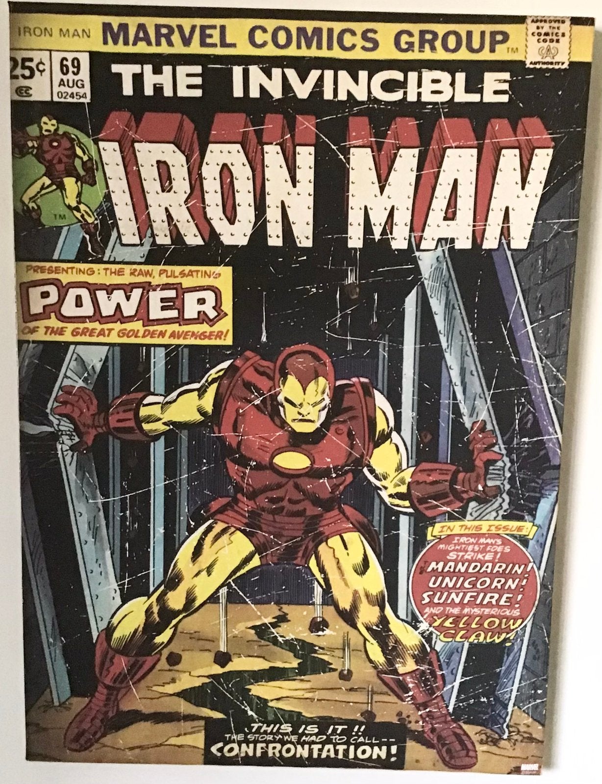 DISNEY MARVEL COMICS THE INVINCIBLE IRON MAN CANVAS, Boeken, Eén comic, Ophalen of Verzenden, Zo goed als nieuw, Amerika