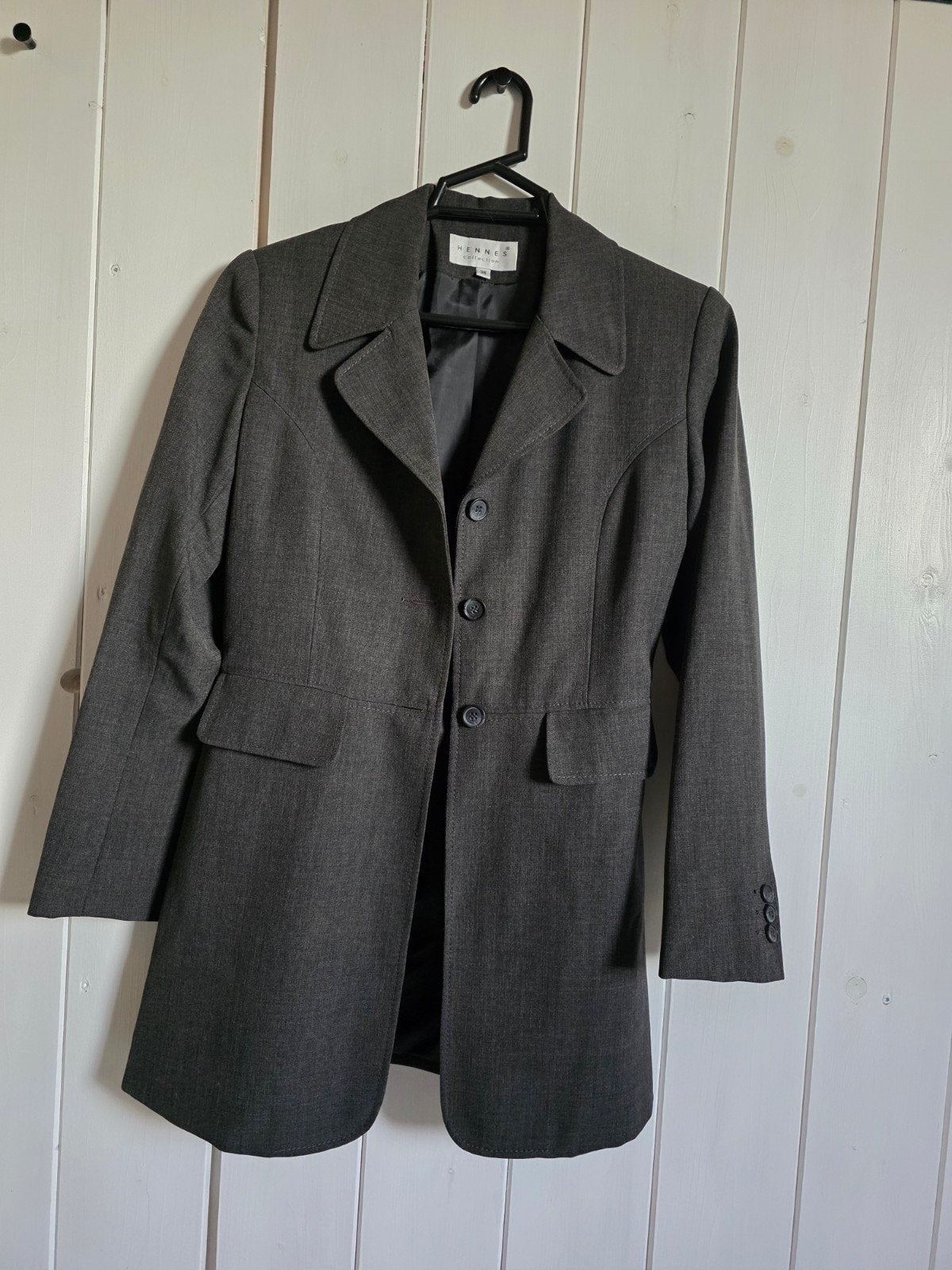 Hennes Collection Grijs Jasje Maat 36 (S), Kleding | Dames, Ophalen of Verzenden, Zo goed als nieuw, Jasje, Maat 36 (S)